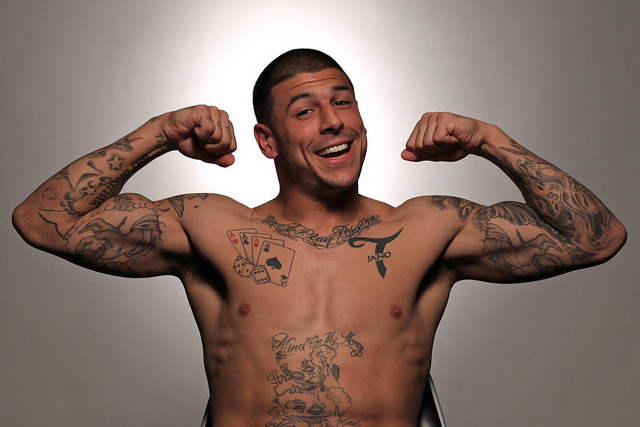 suthrnblakbear:  Aaron Hernandez pic dump cause damn it I can’t help myself.