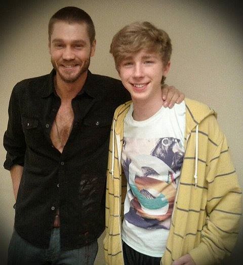 fuckyeahitssophiabush:Chad Michael Murray and Joey Luthman From The Left Behind Movie