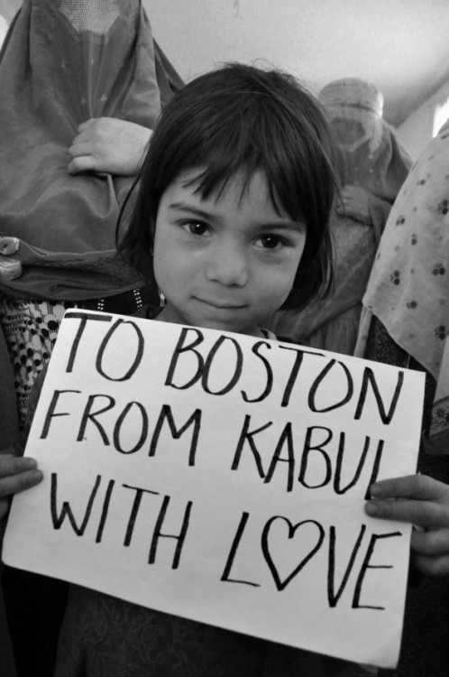 luminousabeer:apostropheincluded:kimyadawson:meghan-casey:From Boston to Kabul with love. See t