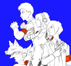 Daftlynx:  I’ve Been Playing Persona 3 Portable A Lot Lately And This Is My Squad.