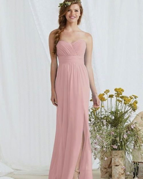 Looking for a beautiful and classy bridesmaids dress?  SHOP TODAY!  This style is available in 18 di
