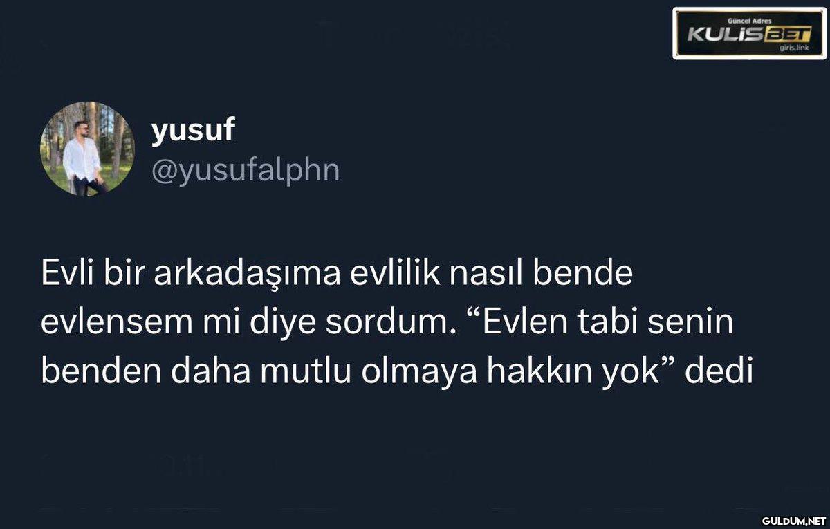 yusuf @yusufalphn Güncel...