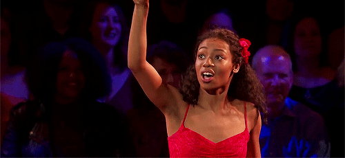 shobasnarayans: Hailey Kilgore performs at the 72nd Annual Tony Awards