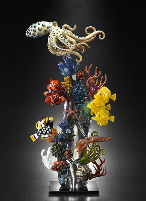 amazing glass sculpture from Joe Peters