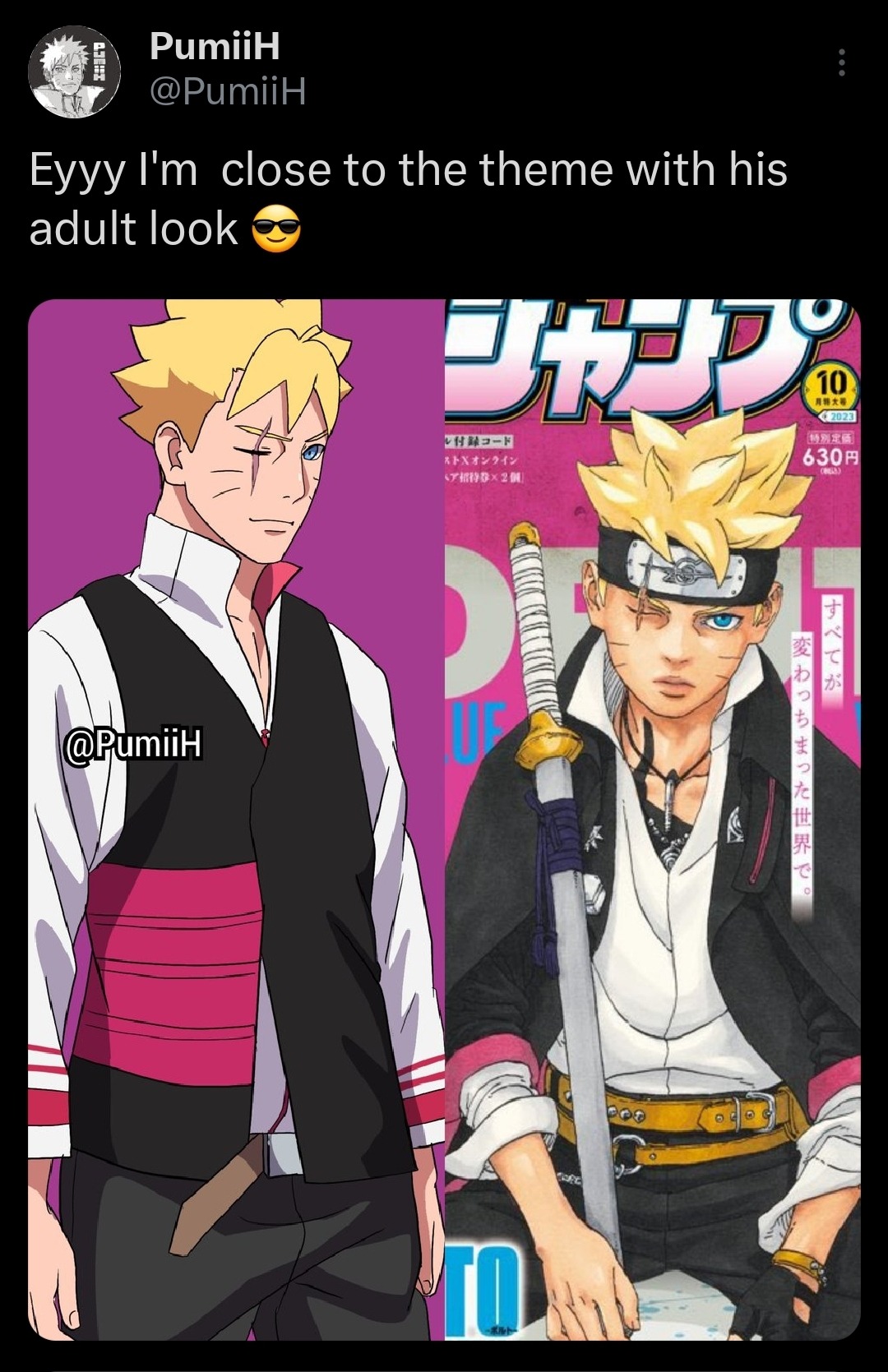 PumiiH - Final posts for today #Saruto and Boruto outfits