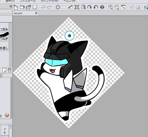 Wooo, Jazz-kitty charm is done! Trying to get Prowl and Springer done by tomorrow