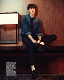 koreanmodel:  Kim Woobin by J. Dukhwa for Voguegirl Korea Jan 2014