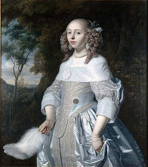 Portrait of Jeanne Parmentier by Bartholomeus van der Helst, 1656
