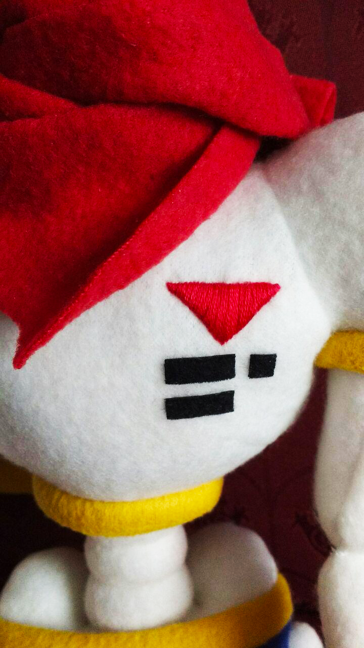 sour-goji:  spewpew:  lyviathan:   NYEH HEH HEH! I made a Papyrus plushie! Because