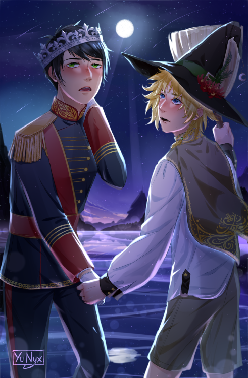 My piece for @thebookoflovezine : Vol 2Did a Prince!Craig and Witch!Tweek AU