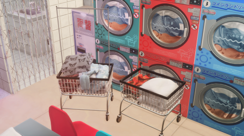 ꧁Coin Laundry Set꧂ Hii guysʚɞ Here’s a new set! ◠‿◠18 itemsBGC except for washing machines, dryers a
