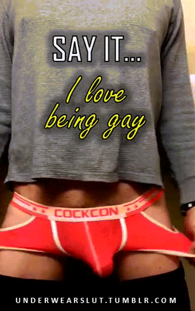 underwearslut - love it more every day!I love being gay!, guys...