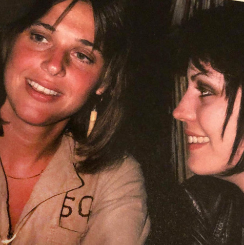 soundsof71:Suzi Quatro and Joan Jett by Brad Elterman,  my edit of original via his Instagram