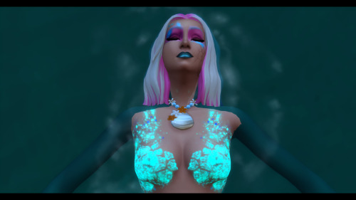 Deep Sea Mermaid Top Sims4 CC