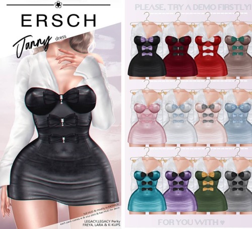 ERSCH - Janny Dress @Fameshed Available at the Fameshed Event maps.secondlife.com/secondlife/FaMESHe
