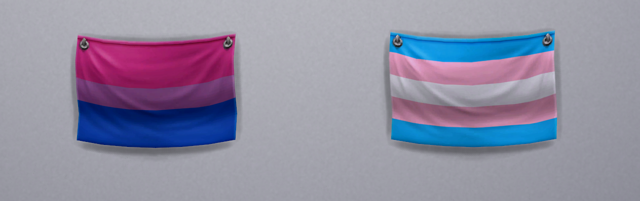 Better Pride Flags For Sims 4