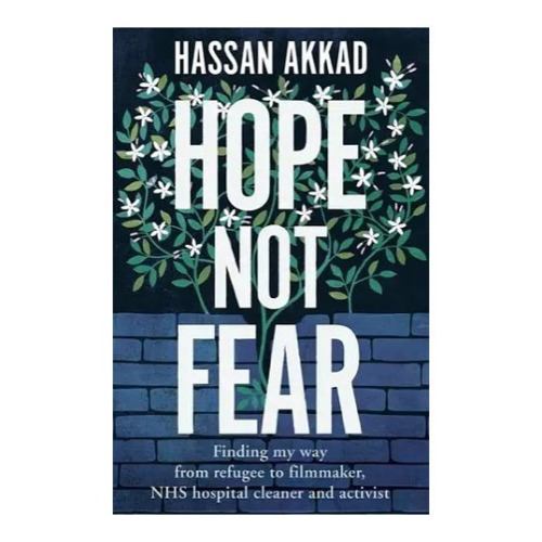Emma Watson, (Instagram, November 14, 2021)—Hope Not Fear, Hassan Akkad (2021) #emma watson #Hope Not Fear #Hassan Akkad#books#celebrities #books read by celebrities #instagram