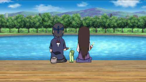 Izumi Shares Her Dumplings With Itachi. #Shippuden