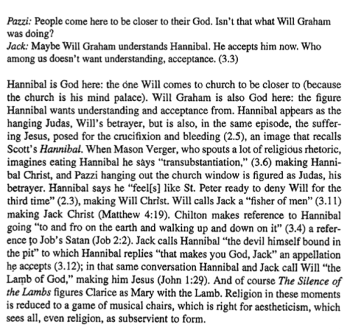 bluebeardsbride:Geoff Klock, excerpt of Aestheticism, Evil, Homosexuality, and Hannibal: If Oscar Wi