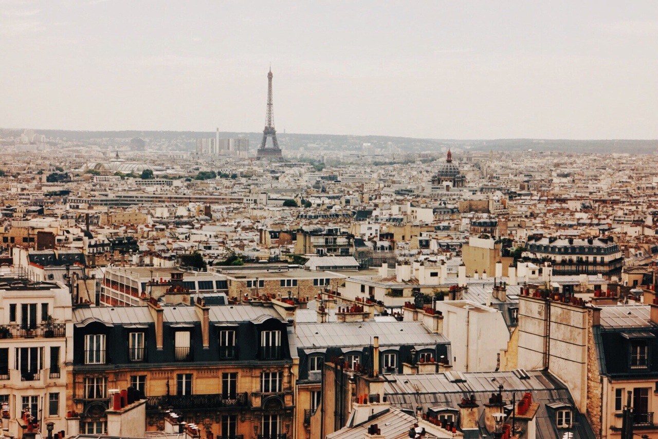 Paris: mid-afternoon looking out over the rooftops of Montmartre towards the Eiffel Tower from a room at  TimHotel - Montmartre.
So many chimneys…
—
I return to New York City in 2 days. Paris has been an amazing journey. I have been doing the bulk of...