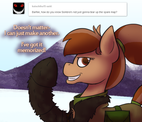 ask-king-sombra:  Now you’re just makin’ stuff up.  Don’t even think about it, Sombra!