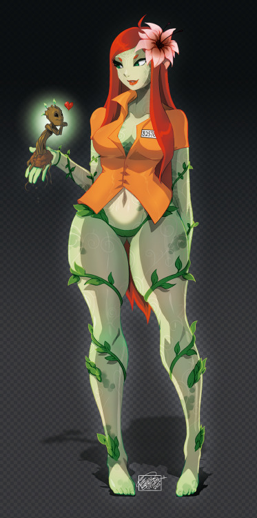 tovio-rogers:  full body commission of poison ivy and groot   < |D’‘‘‘