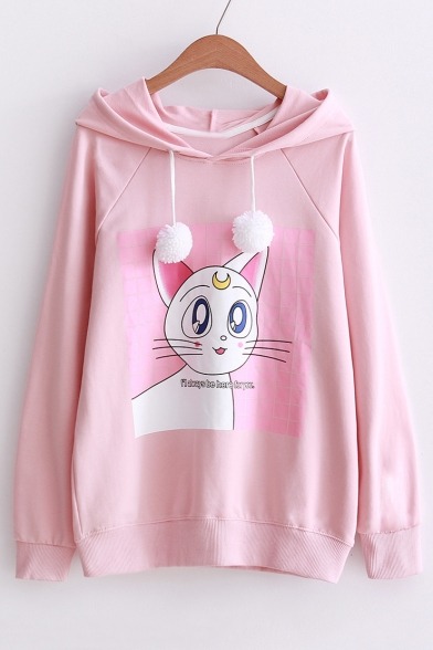 fkubicherrr:Cute Girl’s SweatshirtCartoon Embroidery  //  Cartoon FoxLetter Meow  //  Cat PrintedPla