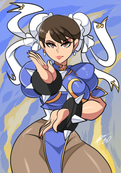 bigdeadalive:  Chun-Li pin-up! 