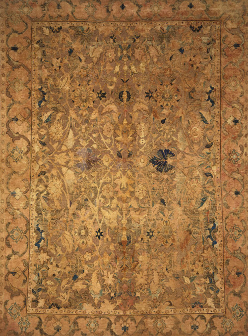 Silk and cotton rug, Persia, 17th century