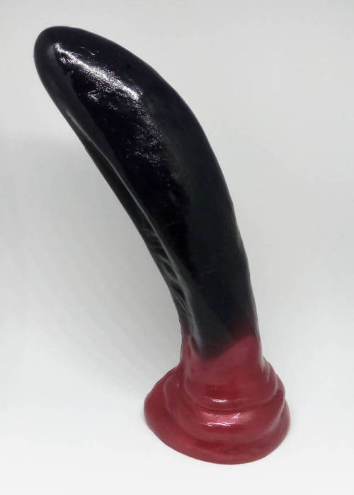 Austin - Silicone Fantasy Sextoy Dildo Black Red