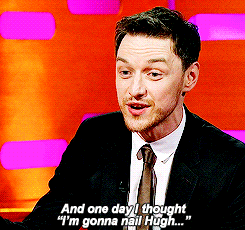 mcavoyclub:  How James McAvoy got a bruise for playing the punching game with Hugh