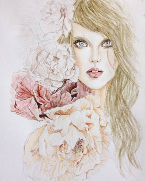 28/05/16 || it looks like a T.Swift fan art but it’s not 12"x18" on wc paper. Have a