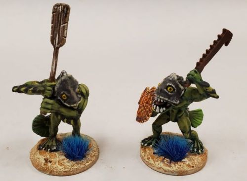 First Batch Of Fishmen And Other Aquatic Creatures From Recent Commission.