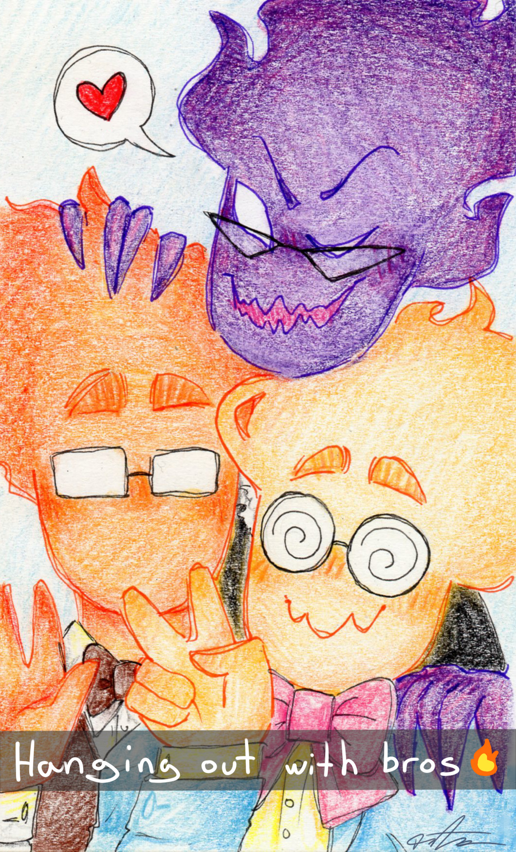 kirkkiart: I love drawing them so much,,,,
