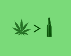 reddlr-trees:  Choose marijuana over alcohol