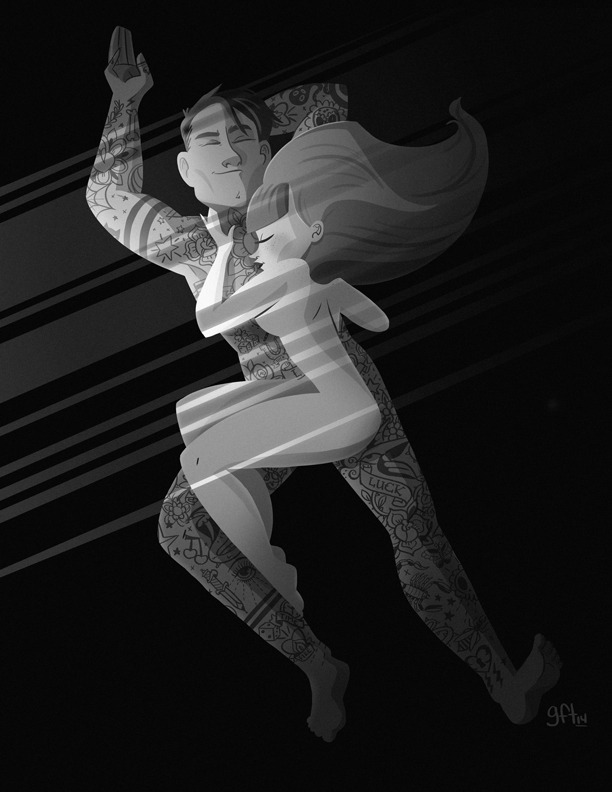 genevieve-ft:  Little illustration I start forever ago and wanted to finish it! 