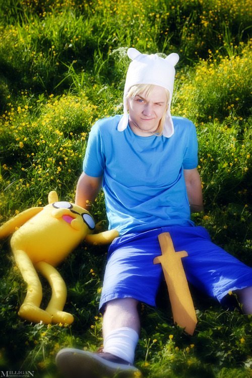 Adventure Time!Karina as FionnaAlex as Finn photo by me