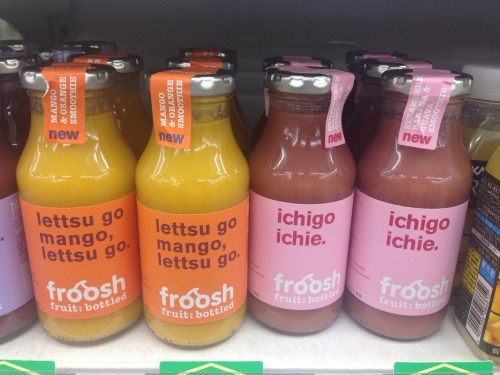 shoku-and-awe: I love the marketing for this brand… The orange “Let’s go, mango&r