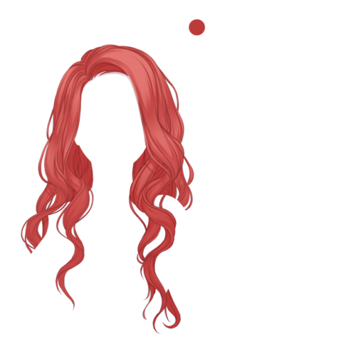 A Little Step-by-step For Lenes Hair. I Forgot To Save The First Version Of Lineart, So Theres A Little