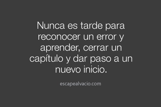 Escape al vací­o