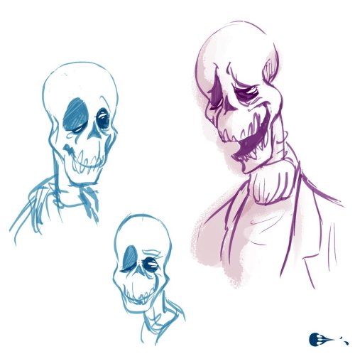iscoppie:decided to draw Gaster, who i hadn’t tried before! i found him super fun omg
