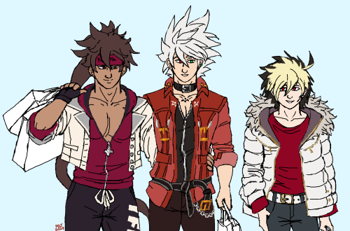 Couple And Their Son Out Shopping Or Something