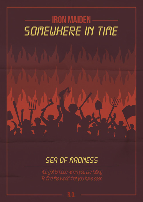 Minimalism + Iron Maiden - “Somewhere in Time”