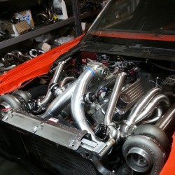 horsepowerpost:  Via @charlieturbos:   Twin gt42r Big Block 1970 Camaro  with some more @turbosmartusa goodies to control all that air! #hppost #horsepower #bigblock #horsepowerpost #engineporn #enginegram #MuscleKingz #twinturbo #turboporn #weldporn