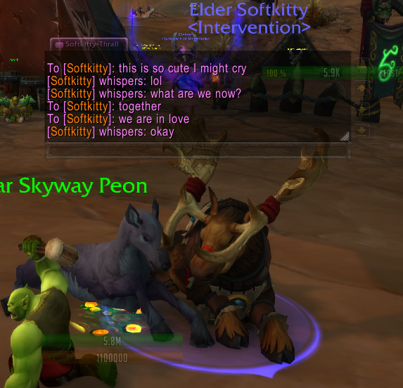 colonelyobo:  cowzorz: my tauren druid met a handsome highmountain moose and they