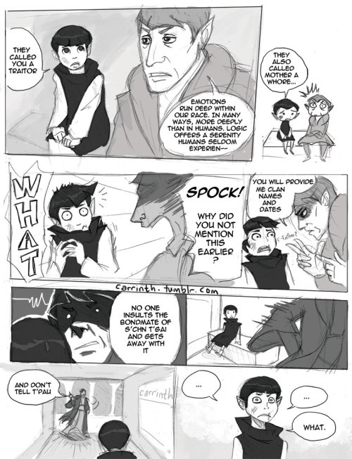 carrinth:Star Trek: Fighting Words by ~carrinthI think that if Spock had told his father the full ex