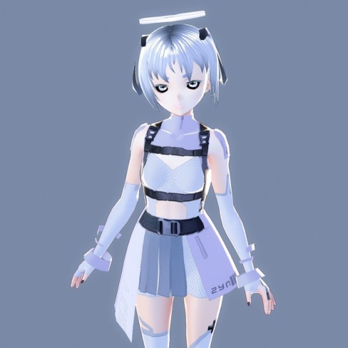 New avatar named 2YN for AR + VR. All the outfit textures are available for download to use on your 