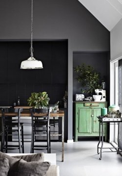 apartmenttherapy:  For Your Inspiration: 10 Beautiful Black Kitchens: http://on.apttherapy.com/c3vPGm 