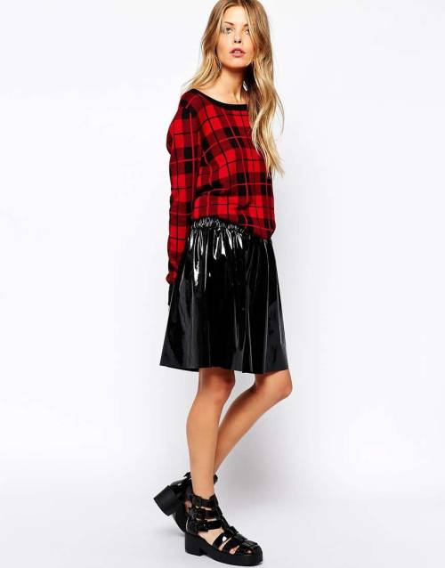 Noisy May Patent Skirt