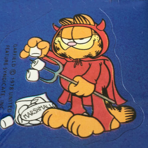 frankensteinsfunhouse:Hallmark Garfield stickers